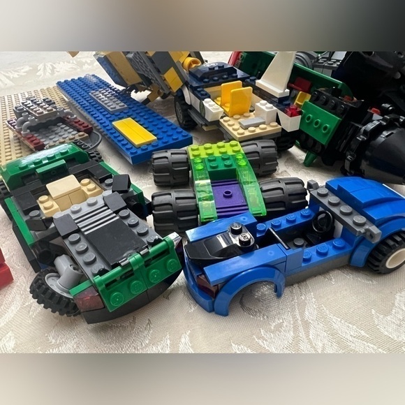 LEGO LOT G, Partial Vehicle Sets & Base Plate 13x16 XL Ziploc Full - Picture 3 of 7
